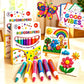 🔮Magic Pen – Draw 3D with one stroke!🎄DIY Bubble Popcorn Drawing Pens