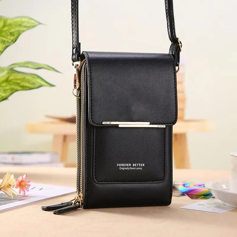 🏆Last Day Promotion：ONLY ￡7.50!!👜📱 Simple and elegant women's touchscreen crossbody phone wallet