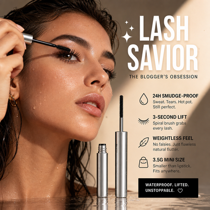 🌟LAST DAY SALE: ONLY ￡8.99!!🎁✨ Waterproof Curling & Lengthening Mascara ✨