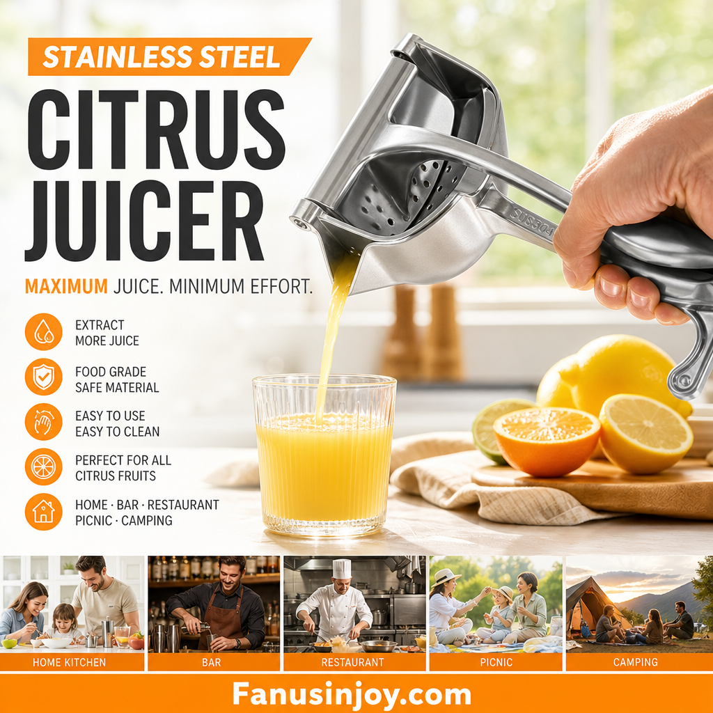 ⚡【Stainless Steel Juicer】— 53% OFF Flash Sale! Blend a “Vitamin Tornado” in 30 Seconds! 🍹🔥