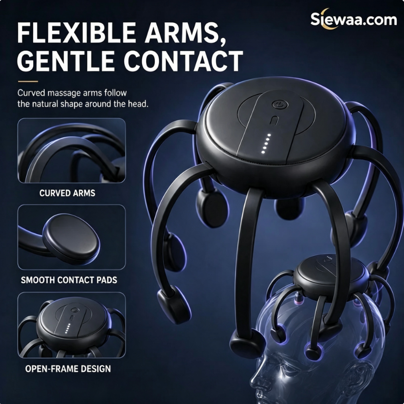 🔥Limited Offer - 50% OFF🎁Intelligent Octopus Head Massager