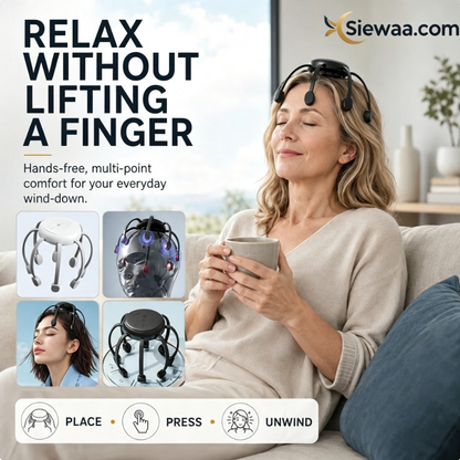 🔥Limited Offer - 50% OFF🎁Intelligent Octopus Head Massager