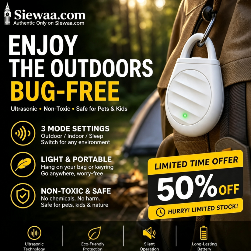 🐦No more trouble from birds, beasts and locusts！Portable Ultrasonic Bird Repellent Keychain