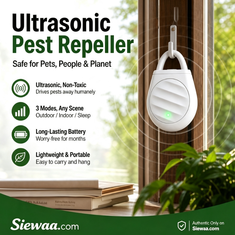 🐦No more trouble from birds, beasts and locusts！Portable Ultrasonic Bird Repellent Keychain