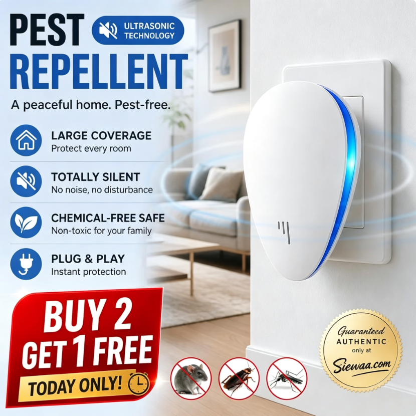 🔥Buy 1 Get 1 Free🔥Multi-Functional Ultrasonic Silent Pest & Insect Repeller🏠Upgraded Pest Repeller