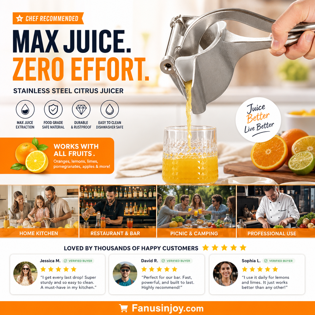 ⚡【Stainless Steel Juicer】— 53% OFF Flash Sale! Blend a “Vitamin Tornado” in 30 Seconds! 🍹🔥