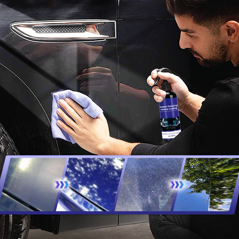 🚗Instant Polishing Vehicle Coating – High-Gloss Finish, Water-Repellent & Scratch-Resistant✨