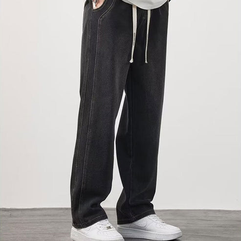 👖 50% OFF NOW! ☀️ Men's Loose Fit Straight Jeans – Lightweight, Breathable & Versatile – Cool Summer Comfort 🏃‍♂️