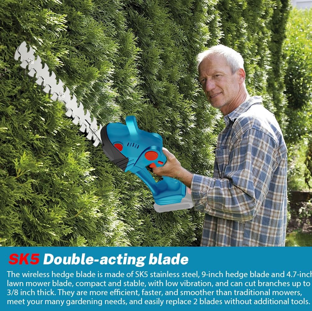 🏆LAST DAY SALE 50% OFF🔥 Lithium Battery Handheld Hedge Clippers