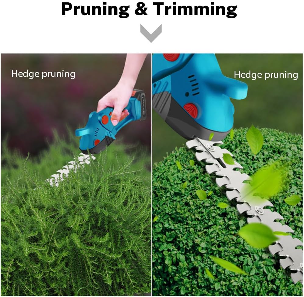 🏆LAST DAY SALE 50% OFF🔥 Lithium Battery Handheld Hedge Clippers