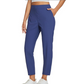 Women’s Fitted High-Waisted Zip-Pocket Trousers👖Lightweight, Breathable, Soft 26"/27" Ankle Pants with Zipper Pockets