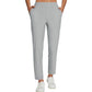 Women’s Fitted High-Waisted Zip-Pocket Trousers👖Lightweight, Breathable, Soft 26"/27" Ankle Pants with Zipper Pockets