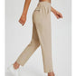 Women’s Fitted High-Waisted Zip-Pocket Trousers👖Lightweight, Breathable, Soft 26"/27" Ankle Pants with Zipper Pockets