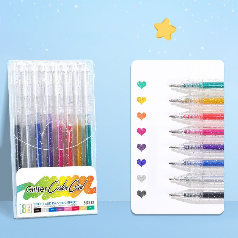 ⏰LAST DAY SALE ONLY ￡6.99!!✨50K+ SOLD!🎁Glitter Gel Pen Set