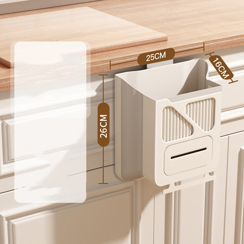 🏆Foldable Hanging Trash Can – Space Saving, Leak Proof & Easy to Clean🧼