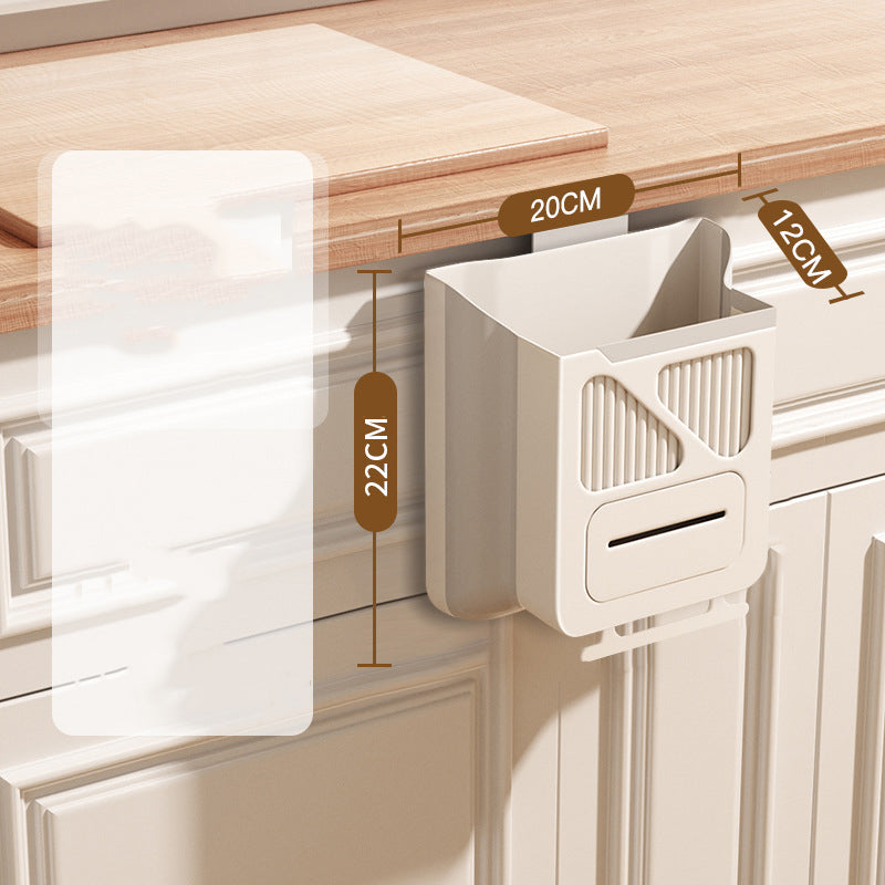 🏆Foldable Hanging Trash Can – Space Saving, Leak Proof & Easy to Clean🧼