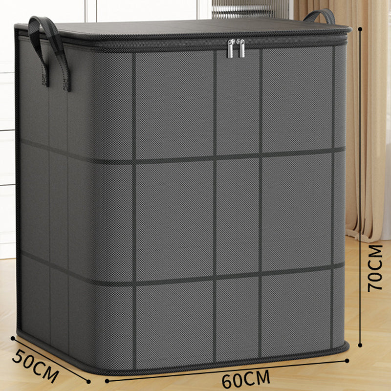 🛏️Large Capacity Dust-Proof Bedding Storage Bag, Heavy Duty Foldable Comforter Clothes Organizer with Handles