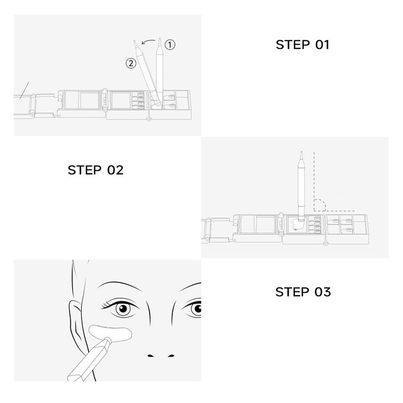 🔥 3-in-1 Kit: Eyeliner and Lower Lash Stamp