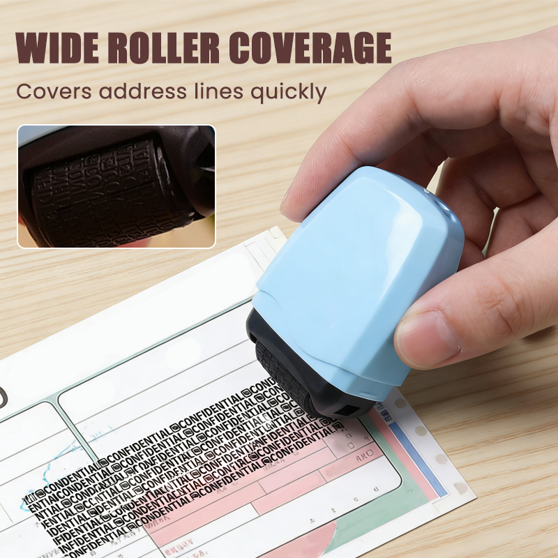 🥳2026 HOT SALE🥳💞50K+ SOLD!🛡️✉️ Privacy Roller Stamp – Hide personal info instantly. No shredding needed. Refillable & portable. 🔏✨