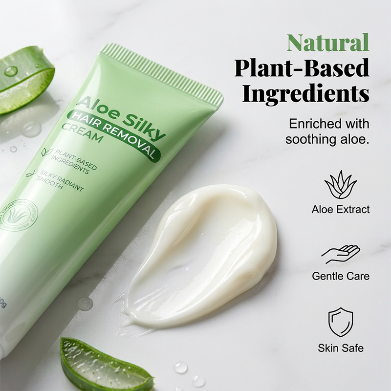 🏆 Last Day Special Price £3.99! 🔥Buy 1 Get 1 Free🎁Gentle Aloe Vera Hair Removal Cream💖