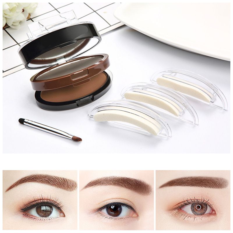 ✨Instant Adjustable Eyebrow Stamp – Two‑color brow powder, waterproof & smudge‑proof. Natural, full brows in seconds!