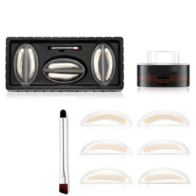 ✨Instant Adjustable Eyebrow Stamp – Two‑color brow powder, waterproof & smudge‑proof. Natural, full brows in seconds!