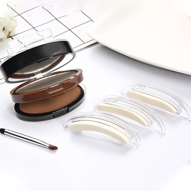 ✨Instant Adjustable Eyebrow Stamp – Two‑color brow powder, waterproof & smudge‑proof. Natural, full brows in seconds!