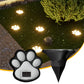 Solar Paw Print Garden Lights