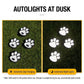 Solar Paw Print Garden Lights