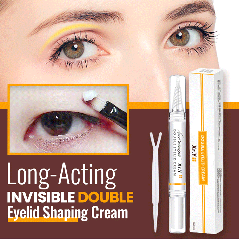 Long-Acting Invisible Double Eyelid Cream – Waterproof & sweatproof, long-lasting. Natural look, no marks. Bigger eyes in seconds. 🧴💧