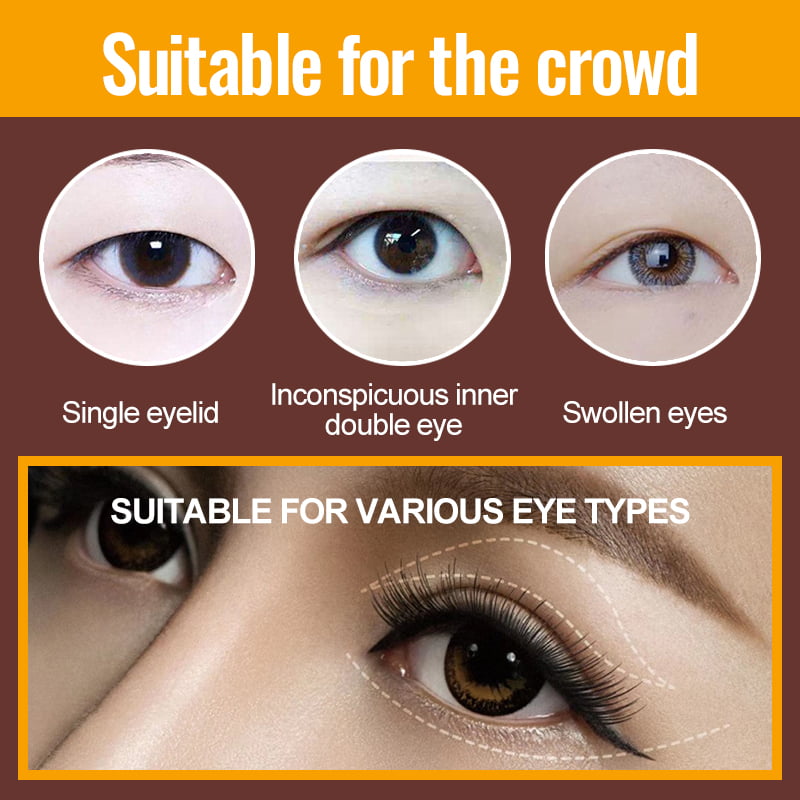 Long-Acting Invisible Double Eyelid Cream – Waterproof & sweatproof, long-lasting. Natural look, no marks. Bigger eyes in seconds. 🧴💧