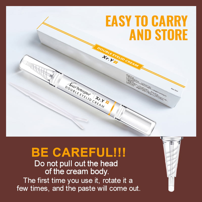 Long-Acting Invisible Double Eyelid Cream – Waterproof & sweatproof, long-lasting. Natural look, no marks. Bigger eyes in seconds. 🧴💧