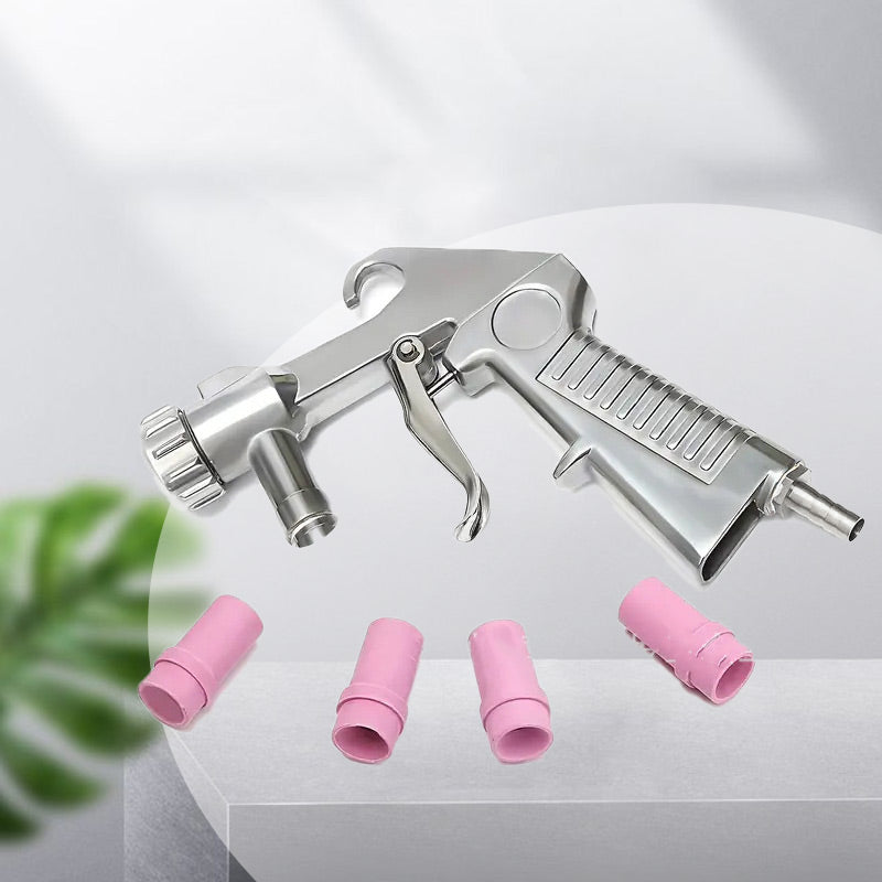 Multipurpose Sand Blaster Gun with 4 PCS Ceramic Nozzles