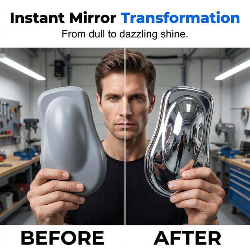 Water-Based Mirror Effect Chrome Paint