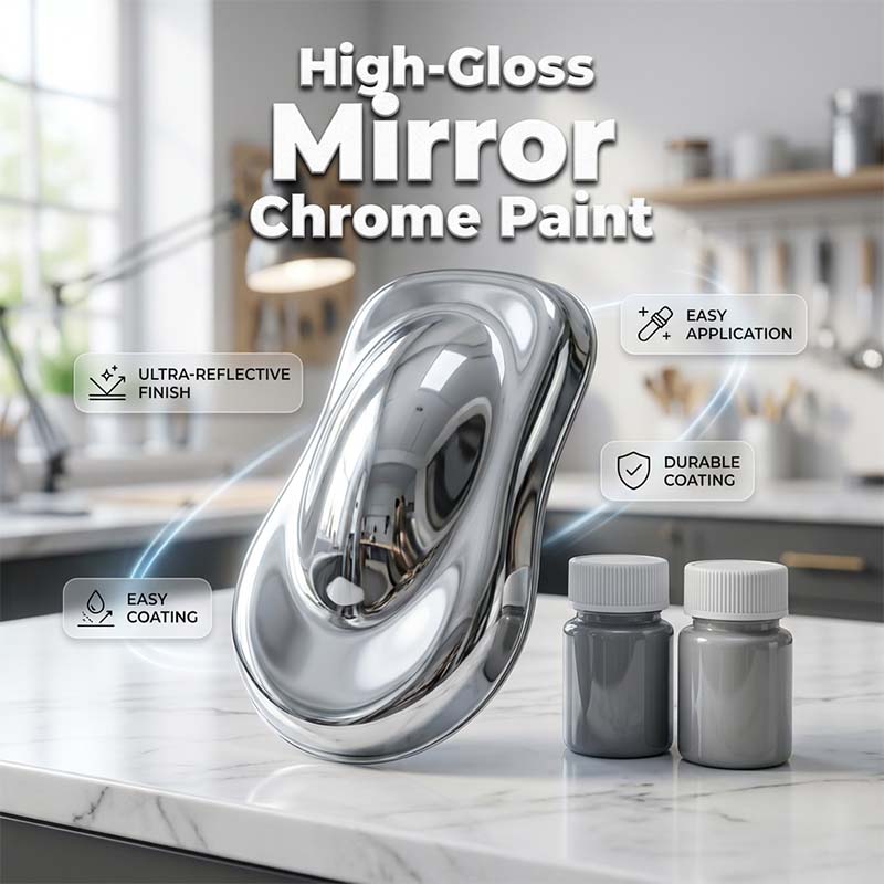 Water-Based Mirror Effect Chrome Paint