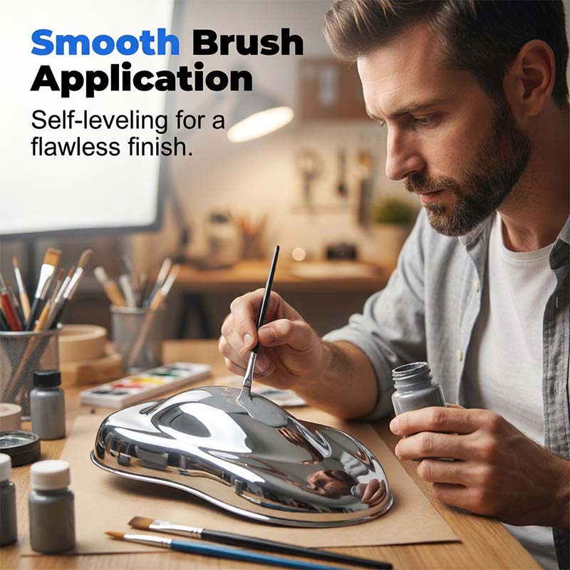 Water-Based Mirror Effect Chrome Paint