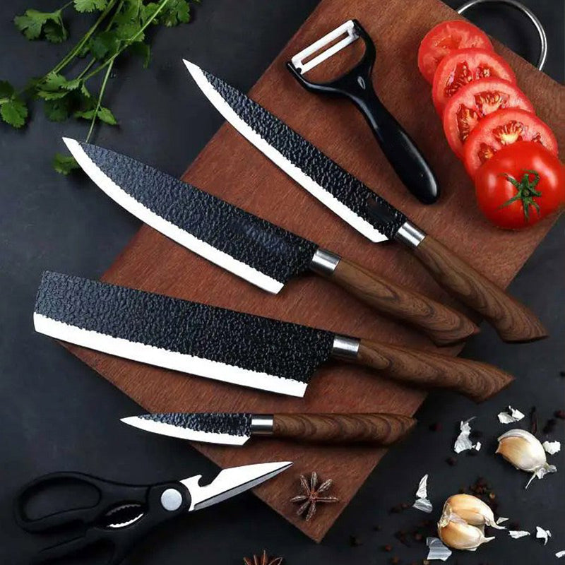 Professional Chef's Knife Set - 6 Pcs Set