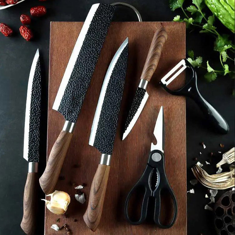 Professional Chef's Knife Set - 6 Pcs Set