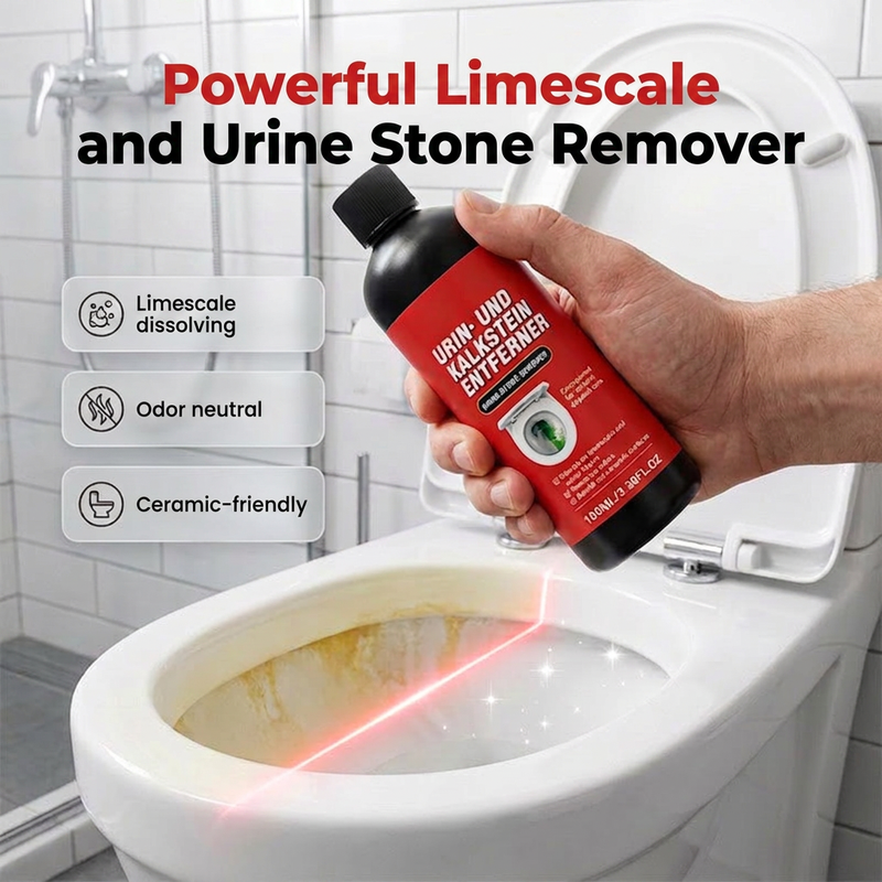 🚀 JUST LAUNCHED! 50% OFF 💎 Heavy-Duty Toilet Cleaner 🧪 Melts Away Years of Urine Scale & Limescale ✨ No More Scrubbing