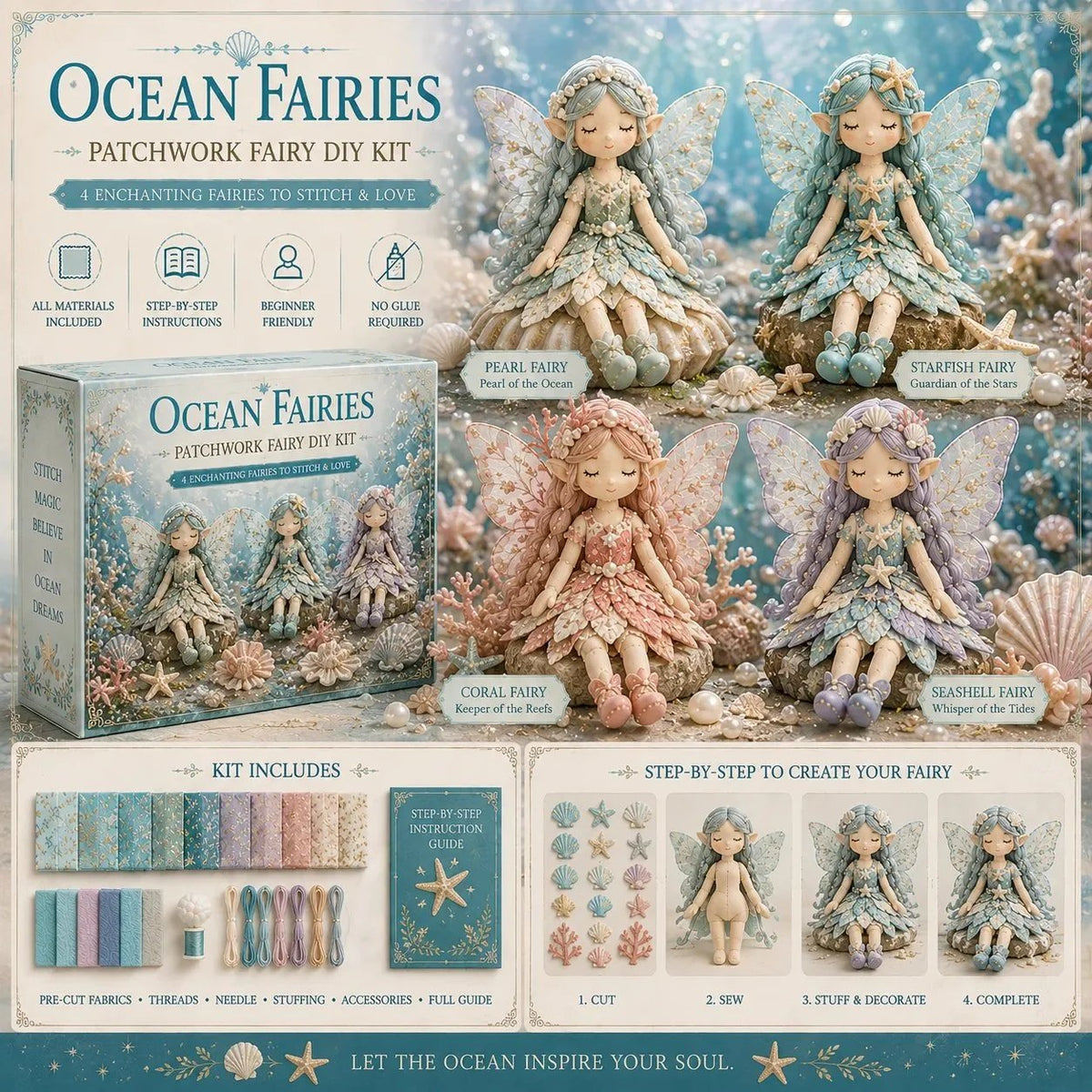 🔥LAST DAY 53% OFF🧵Fairy Patchwork DIY Collection