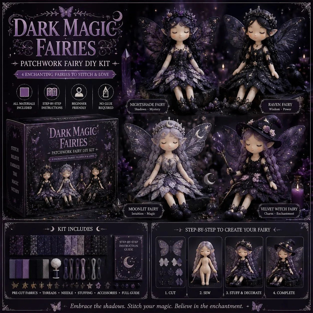 🔥LAST DAY 53% OFF🧵Fairy Patchwork DIY Collection