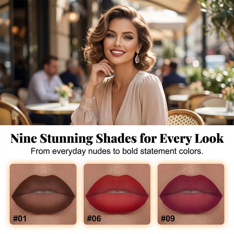 Smudge-Proof Creamy Matte Lipstick