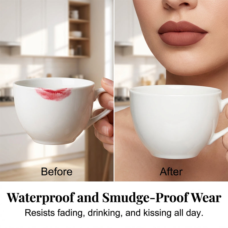 Smudge-Proof Creamy Matte Lipstick