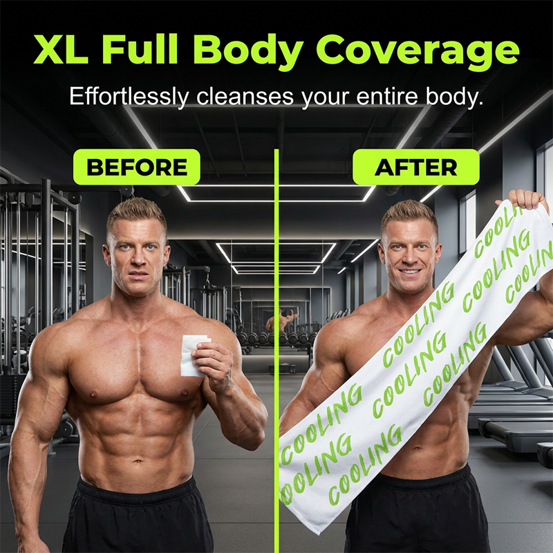 Disposable Ice-Feel Body Wipes