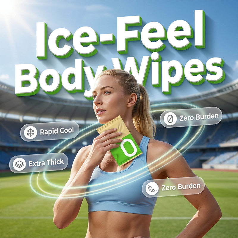 Disposable Ice-Feel Body Wipes
