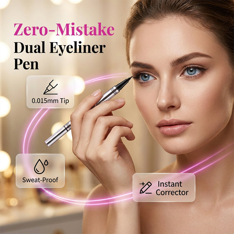 Double-Ended Eyeliner Corrector Pen
