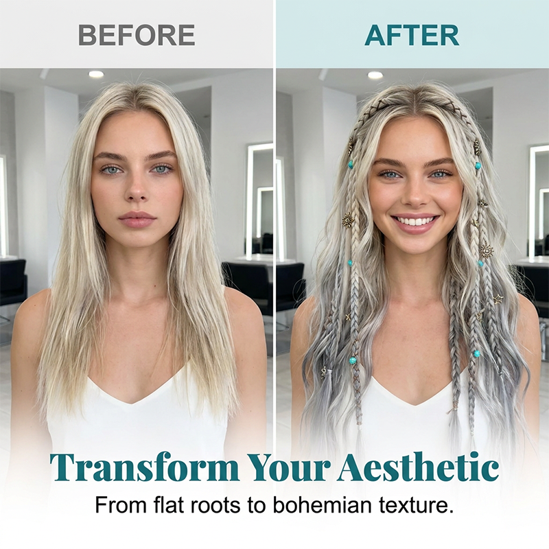 Maillard Style Pre-Braided Hair Extensions