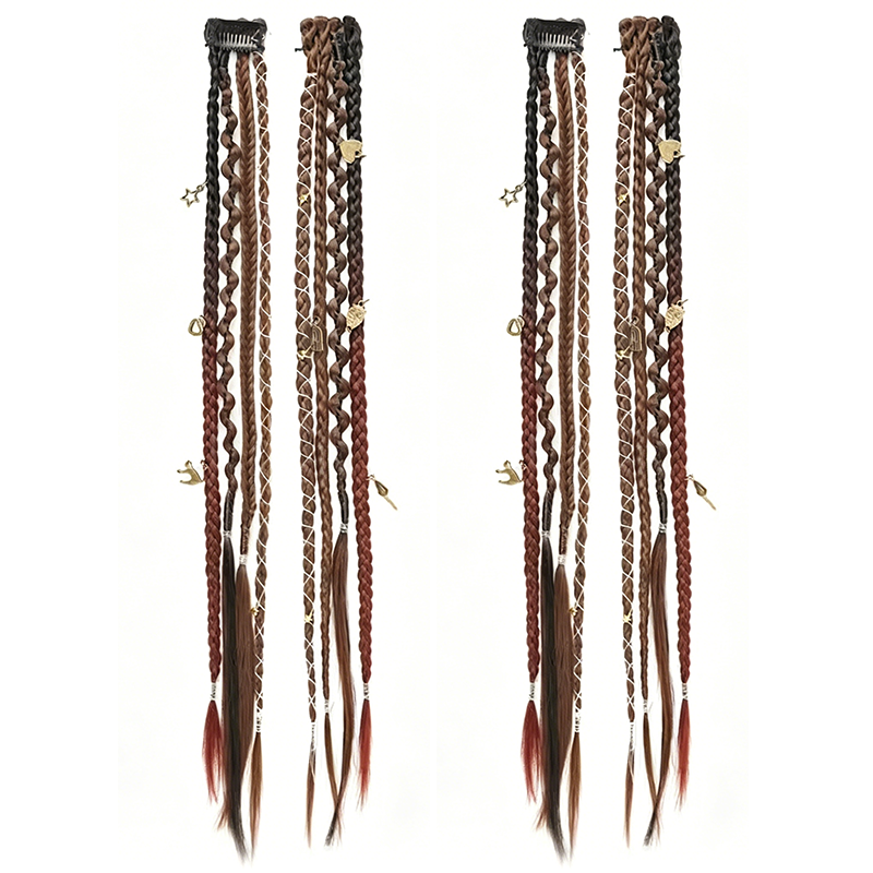 Maillard Style Pre-Braided Hair Extensions