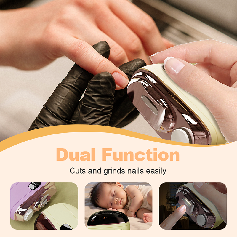 🔥2-in-1 Electric Nail Clippers with File Function