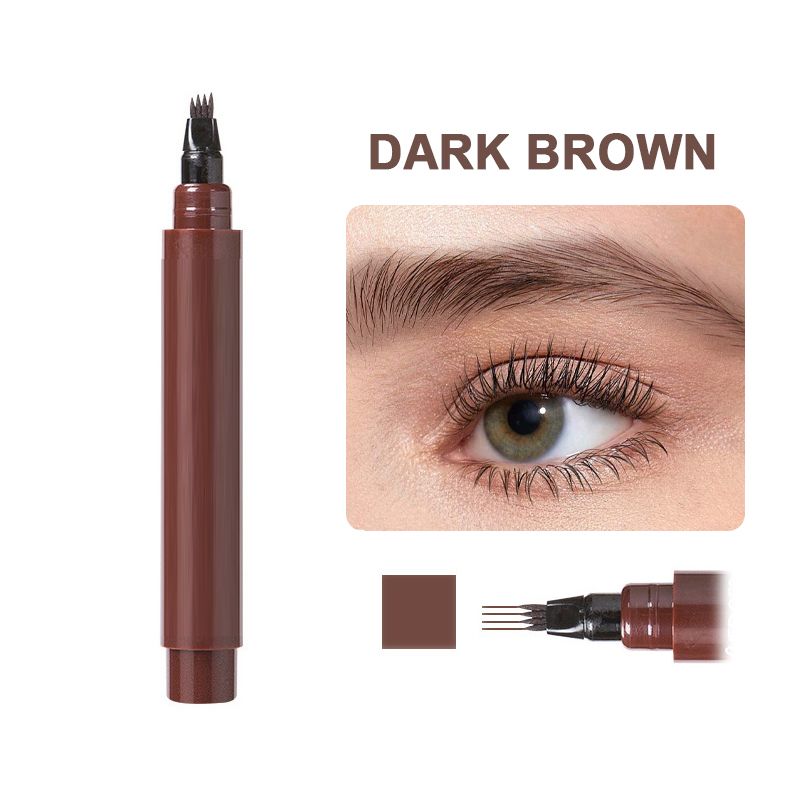 Waterproof Four-tip Beard and Eyebrow Pen